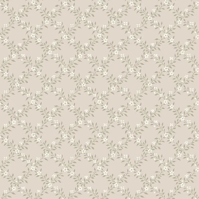 Sample - Boråstapeter Sommarslöja Wallpaper in Sage For Sale