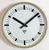 Glass Industrial Beige Bakelite Wall Clock from Pragotron, 1970s For Sale - Image 7 of 18