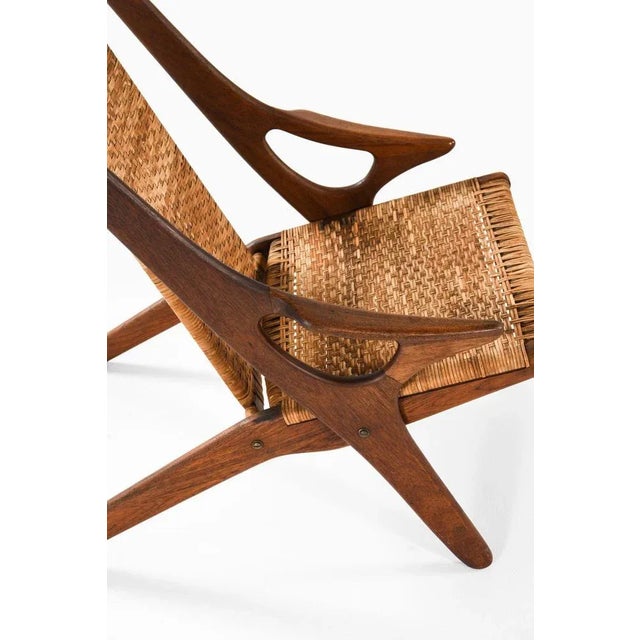 1950s Easy Chair by Arne Hovmand-Olsen attributed to A.R. Klingenberg & Son, 1950s For Sale - Image 5 of 9