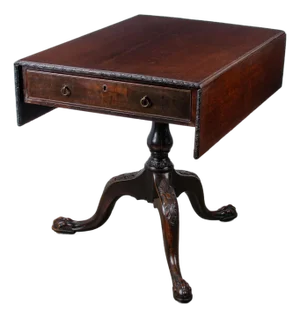Plum Pudding Mahogany Drop Leaf, Dublin, 18th Century