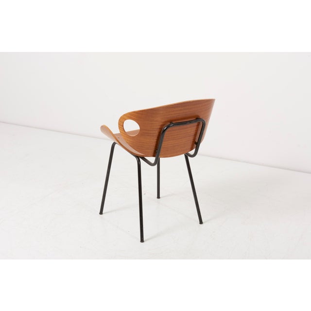 Set of Chair and Stool by Olof Kettunen for Merivaara, Finland, 1950s For Sale - Image 6 of 13