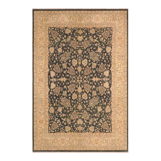 Boho Chic Charcoal/Tan Wool Rug - 7'11'' X 10'1'' For Sale