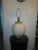 Wood Mid Century Ceramic and Bamboo Twine Table Lamp For Sale - Image 7 of 8