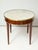 Antique French Mahogany Oval Marble-Top Bouillote Table on Tapered Legs For Sale - Image 11 of 12