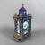 A refined mechanical table clock with an oriental architecture, embellished with polychrome cloisonné enamels and...