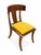 1980s Vintage Klismos Style Solid Walnut Dining Chairs - Set of 6 For Sale - Image 4 of 4