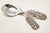 Offering this set of R. Elveseter sterling silver salad cutlery. Having ornate scrollwork and openwork detail on the...