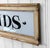 Antique General Store "Beauty Aids" Milk Glass Salon Sign For Sale - Image 9 of 11