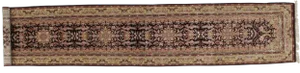 Silk Tabriz Style Runner - 2′9″ × 14′3″