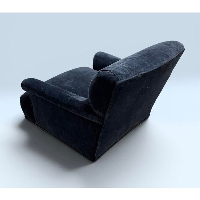 Mid-Century Modern 1940’s Baker Club Chair With New Fabric For Sale - Image 3 of 6