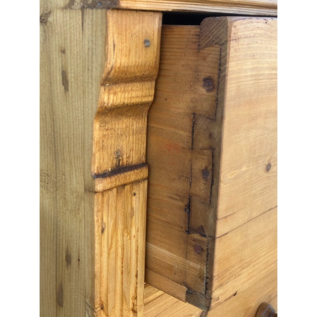 Pine Central European Chest of Four Drawers For Sale - Image 15 of 16