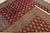 Bokhara Jaldar Rug 8’1” X 10’4” Red Wool Tribal Hand-Knotted Oriental Carpet For Sale - Image 12 of 13