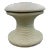 Modern White Rattan Hourglass Storage Stool For Sale