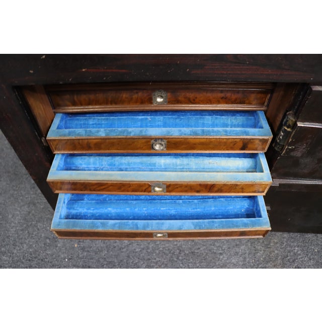 Victorian Carriage Jeweler's Strong Box Safe For Sale - Image 14 of 16