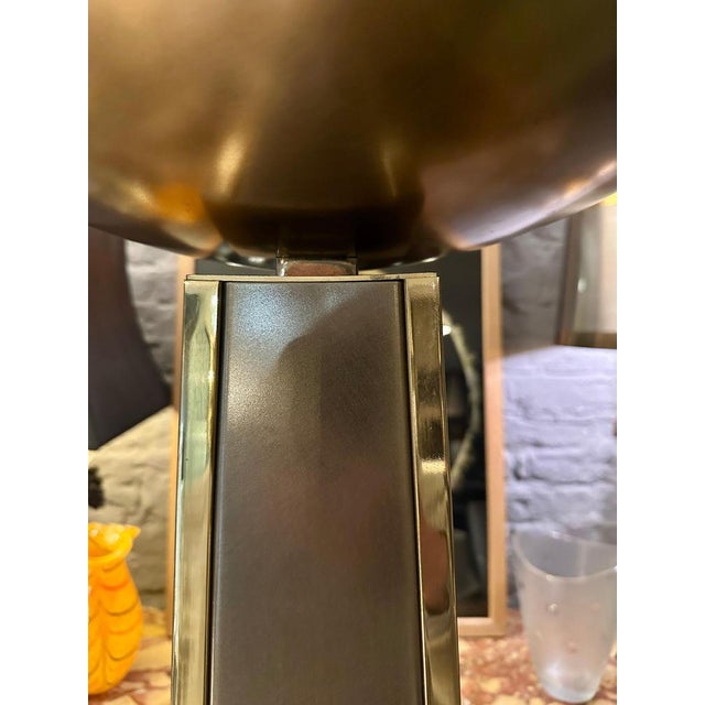 Metal Tall Uplighter Floor Lamp from Belgo Chrom, 1970 For Sale - Image 7 of 11