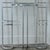 French Art Deco Aluminum Hall Tree with Mirror For Sale - Image 9 of 15
