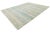 Modern Abstract Plaid Wool Area Rug in Pastel Aqua, Sage & Warm Terracotta 9x12 For Sale - Image 12 of 12