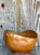 Camel Vintage Boho Hand Carved Biomorphic Bowl For Sale - Image 8 of 8