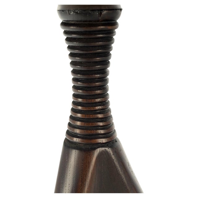 Tripod Legs Base Thick Glass Top Round Butler Serving Side End Table ...
