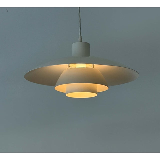 1960s White PH 4/3 Pendant Lamp by Poul Henningsen for Louis Poulsen, Denmark, 1960s For Sale - Image 5 of 18