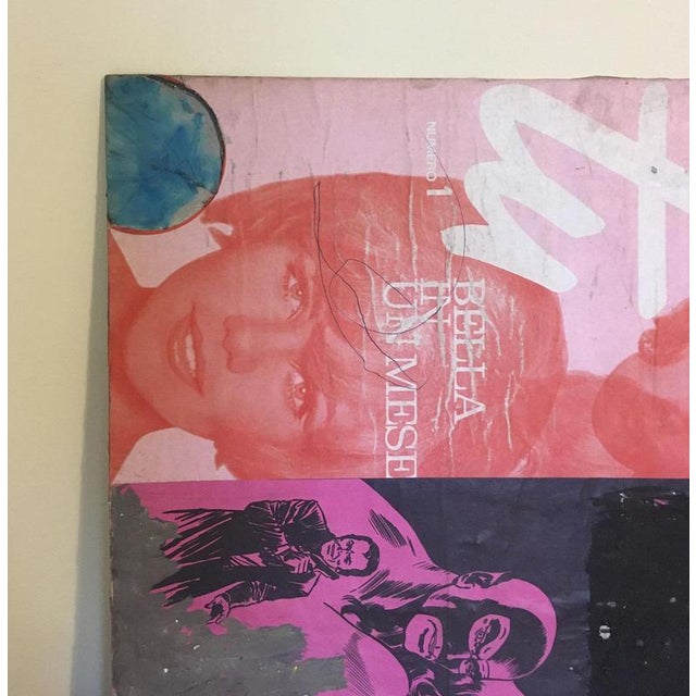 Ermete Lancini, Abstract Collage, 1960s, Mixed Media For Sale - Image 4 of 18