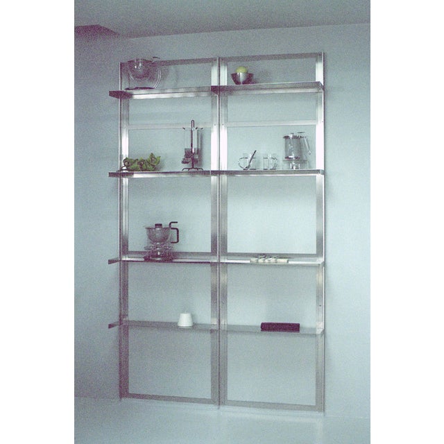 Gray Standard Double Wall Shelf in Steel by Possi and Mono For Sale - Image 8 of 9