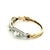 Metal Victorian 14K Gold & Platinum Pearl and Diamond Bangle Bracelet, 2.20 Carat For Sale - Image 7 of 12