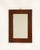 19th Century France Brown Wood Mirror For Sale - Image 4 of 8