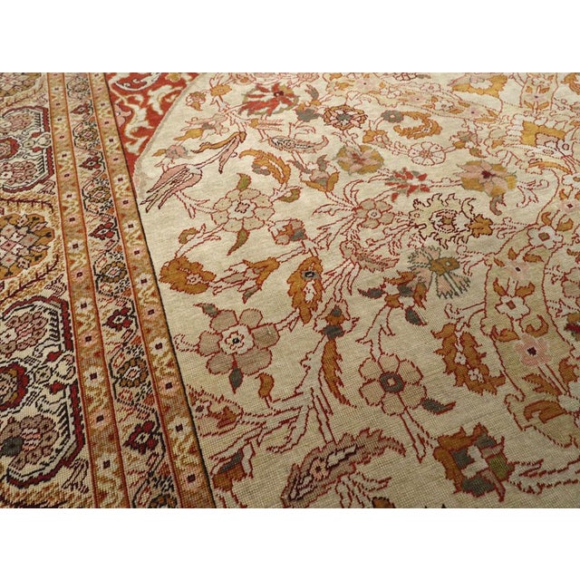 Galerie Shabab Collection Early 20th Century Turkish Silk Kayseri Rug For Sale - Image 4 of 8