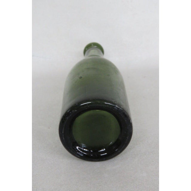 Olive Green Glass Bottle For Sale In Miami - Image 6 of 6