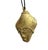 1980s African Baule Gold Weight Passport/Pendant Bronze Mask For Sale - Image 5 of 6