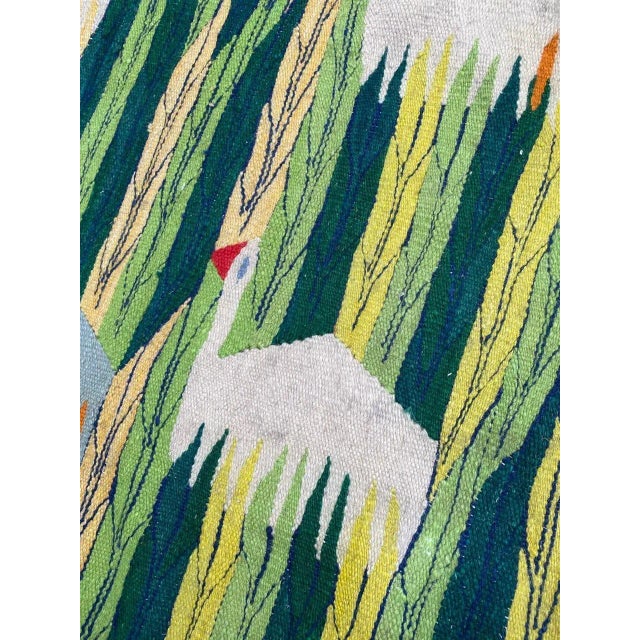 Textile Vintage Egyptian Wissa Wassef Woven Tapestry For Sale - Image 7 of 17