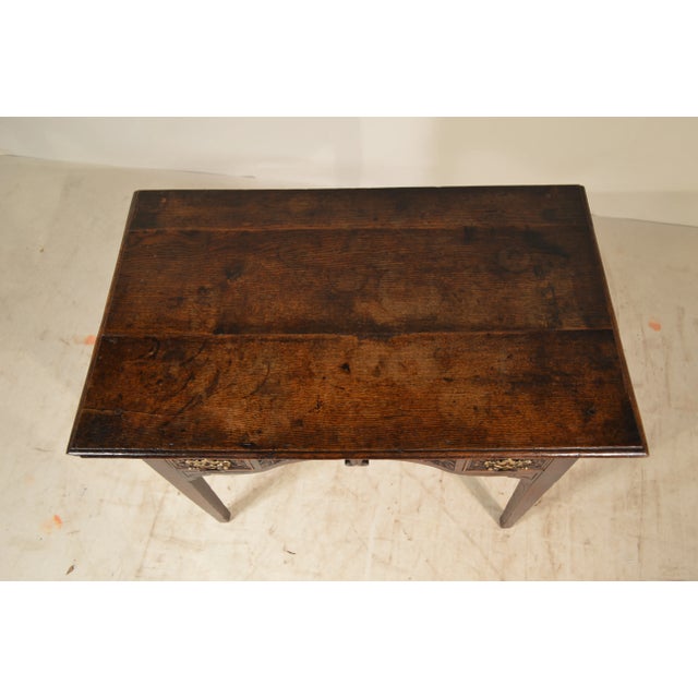 18th C English Oak Lowboy For Sale In Greensboro - Image 6 of 7
