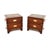Antique Military Campaign Style Bedside Chests, 1950, Set of 2 For Sale - Image 11 of 11