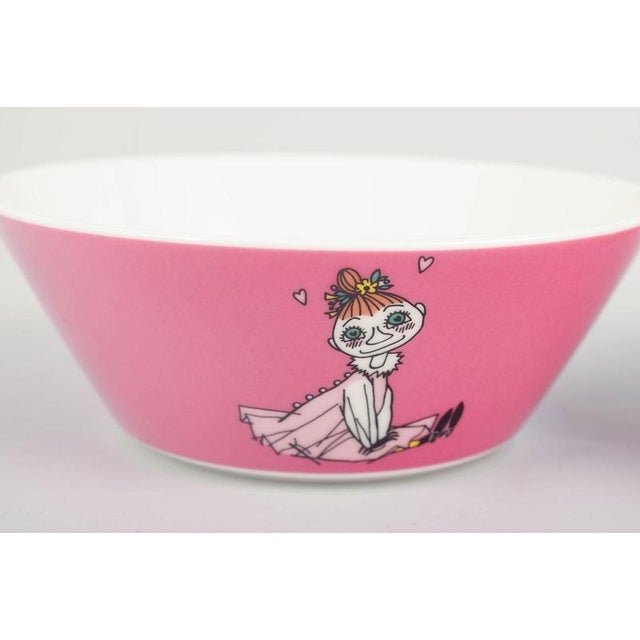 Porcelain Moomin Bowls, Set of 2 For Sale - Image 3 of 5