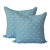 A Pair of Lauren Servati Textiles, Savannah Cross // Montauk Pillows, 22"x22" For Sale