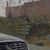 Camp Washington Caddy by Brad Davis | Oil on wood panel Black car with damage parked on street For Sale - Image 4 of 5