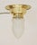 Art Nouveau Brass Ceiling Lamp, 1890s For Sale - Image 4 of 8