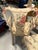 Early 20th Century Early 20th Century Set of 8 Painted Chippy Dining Chairs with Needlepoint Floral Seats For Sale - Image 5 of 18