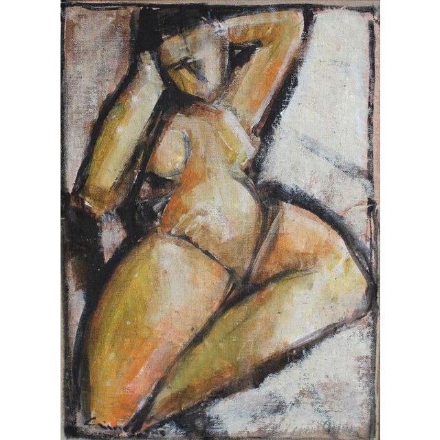 Hidden portraits xxxii', acrylic on canvas mounted on board, florentine school (circa 1980s-90s). This gallery has...