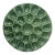 Vintage Olfaire Portugal Green Cabbage Leaf Deviled Majolica Egg Platter For Sale