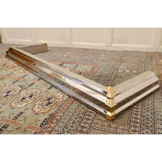 Art Deco Odeon Style Chrome Fender, 1920s For Sale - Image 4 of 8