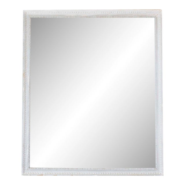 French 18th Century Louis XVI Wood Panel Mirror For Sale