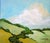 Ojai Hills Art Lynne French California landscape oil painting. The signed original painting measures 8x8 on prepared,...