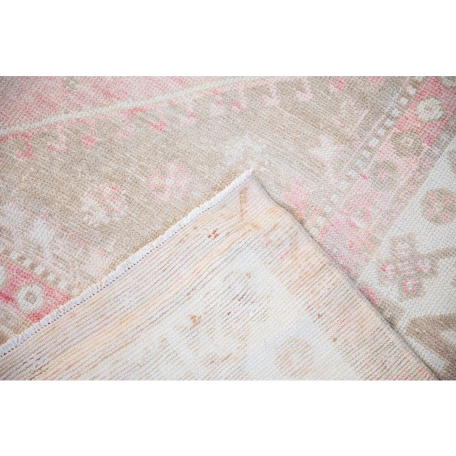 Old New House Vintage Distressed Oushak Carpet - 5'9" X 7'10" For Sale - Image 4 of 12