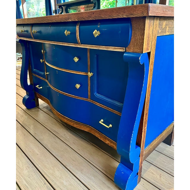 Early 20th Century Empire Sideboard Buffet For Sale - Image 5 of 12