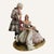 Gorgeous Vintage Italian Porcelain Masterpiece by Carlo Mollica – Romantic 18th-Century Aristocratic Couple with Majestic...