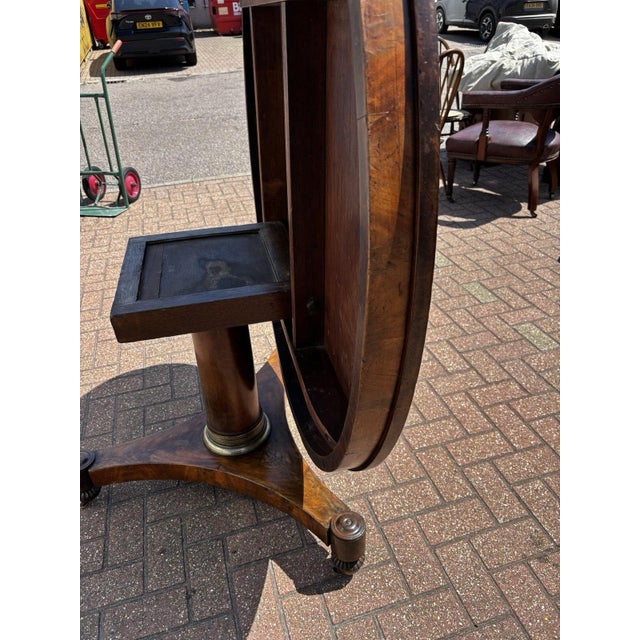 Regency Mahogany Mahogany Tilt Top Dining Table. For Sale - Image 4 of 16