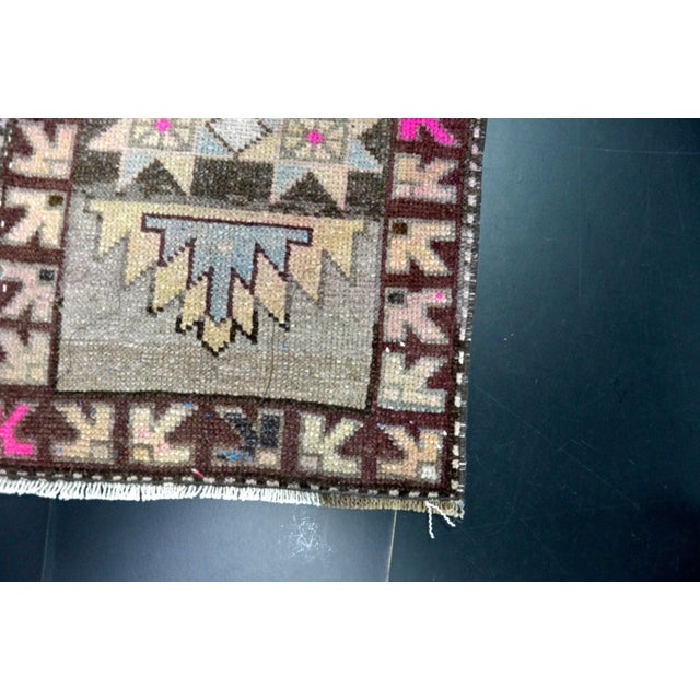 Multicolour Oushak Rug, 1960 For Sale - Image 4 of 6