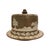 English Late 19th Century Brown Wedgwood Jasperware Cheese Dome For Sale - Image 3 of 9